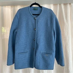 Geiger Boiled Wool Sweater Jacket Size 40